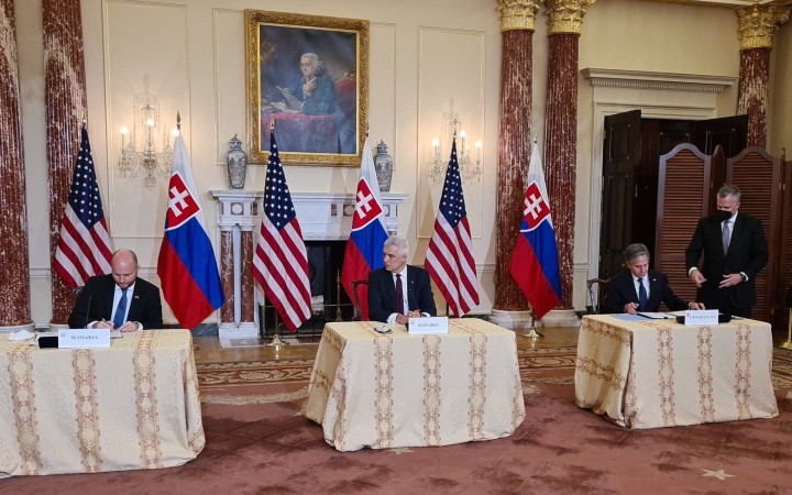 Slovensko vo Washingtone podpísalo zmluvu aj s americkou interpretáciou