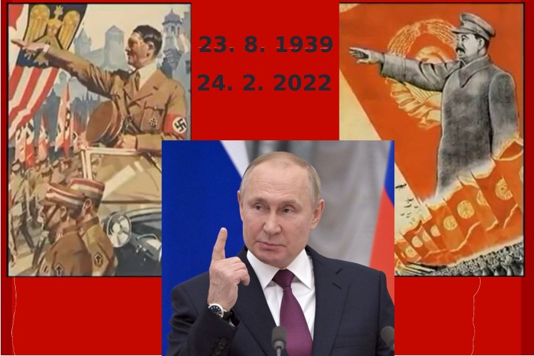 Hitlerova taktika komunistu Putina