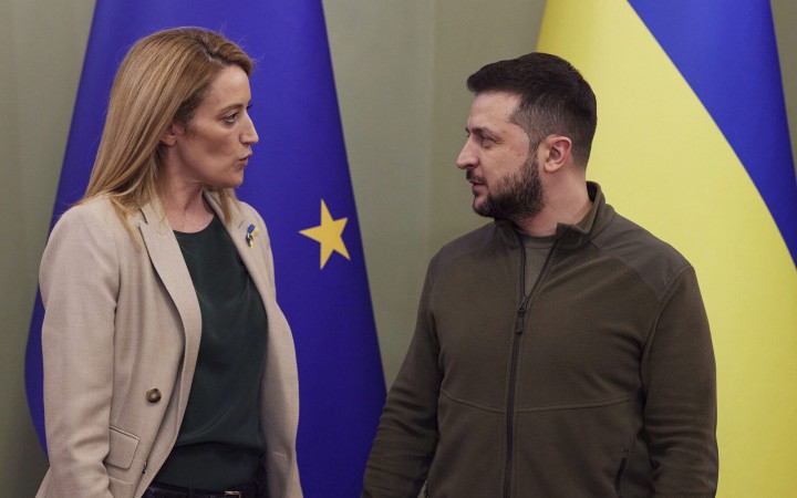 Pomôžeme vám obnoviť krajinu, vyhlásila v Kyjeve šéfka europarlamentu