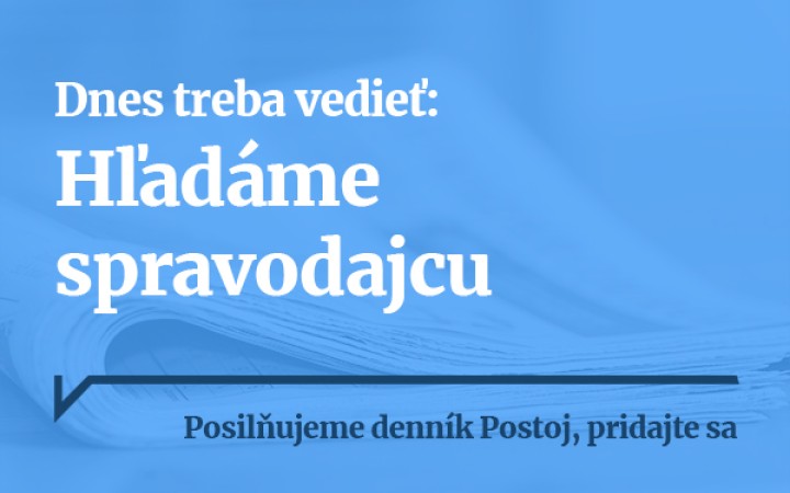 Pomôžte nám s naším spravodajstvom a webom