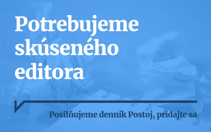 Hľadáme skúseného editora/editorku 