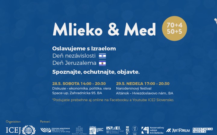 Pozvanie na oslavy výročí moderného štátu Izrael