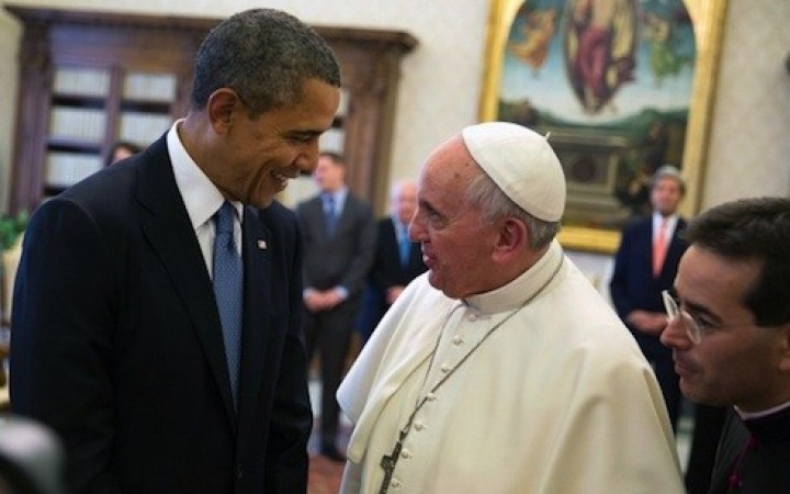 Obama a rozšafný biskup u pápeža