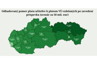 Ako by sa mohli dorovnať platy učiteľov v regiónoch a kto by dostal najviac