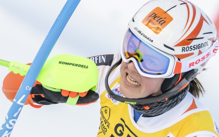 Petra Vlhová skončila tretia aj v slalome v talianskom Sestriere