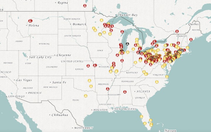 Interaktívna mapa približuje slovenské a rusínske kostoly v Severnej Amerike