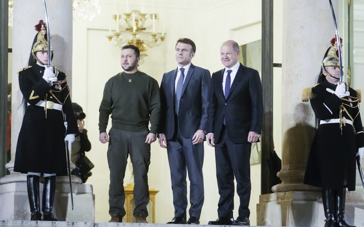 Zelenskyj ocenil, že Macron výrazne zmenil postoj voči Ukrajine