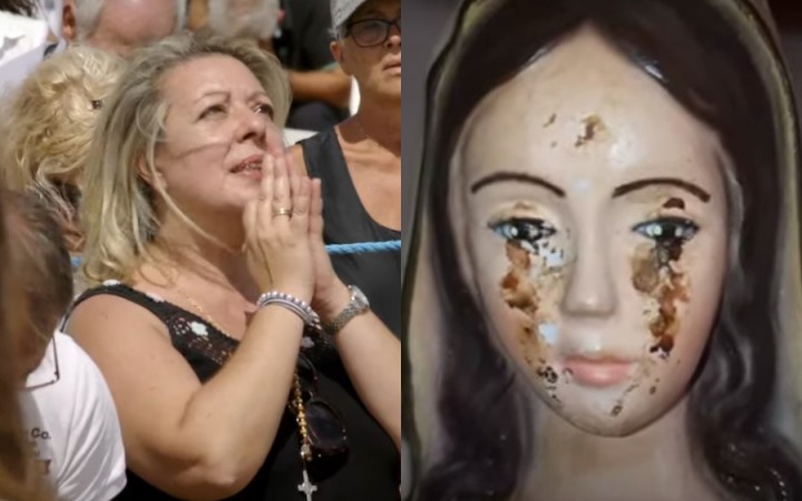 Pri Ríme skúmajú údajné slzy Madony, vizionárka vraj zázračne rozmnožila gnocchi