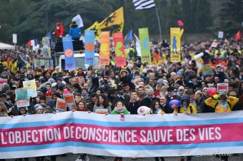 Parížsky pochod za život a za výhradu svedomia