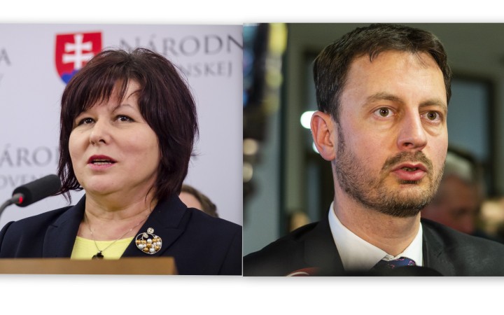 Verešovej a Hegerovi sa nepáči Matovičov návrh Škripekovi