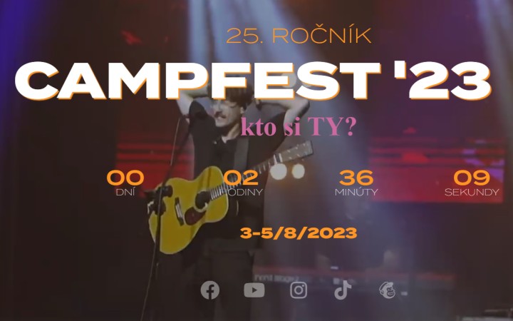 V Kráľovej Lehote sa začína 25. ročník kresťanského hudobného festivalu CampFest