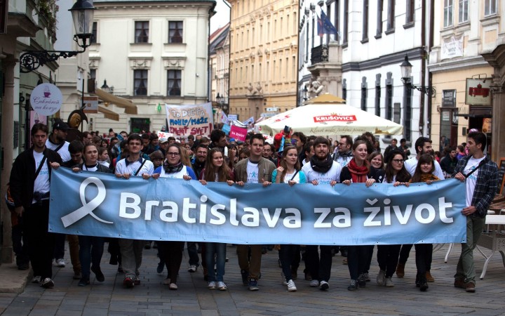 Pochody za nenarodené deti sú tu od 90. rokov, masovými sú len poslednú dekádu