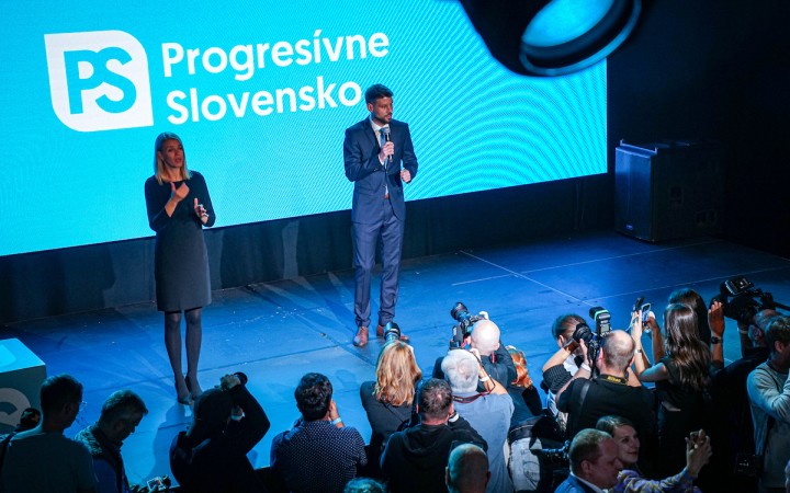 Líder PS Michal Šimečka tvrdí, že výsledky exitpollov síce vyzerajú „nádejne a p