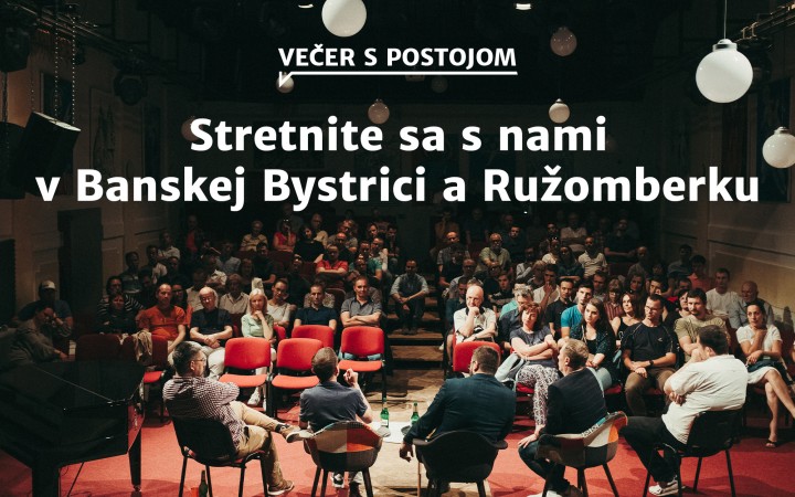 Stretnite sa s nami v Banskej Bystrici a Ružomberku