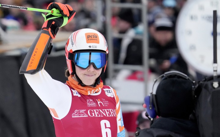 Petra Vlhová je na prvom mieste v prvom kole obrovského slalomu v kanadskom Trem