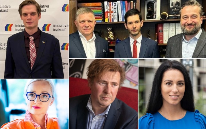 Bývalá playmate, rodiny straníkov, pseudonovinári, ale aj šéf SLH (+infografika)