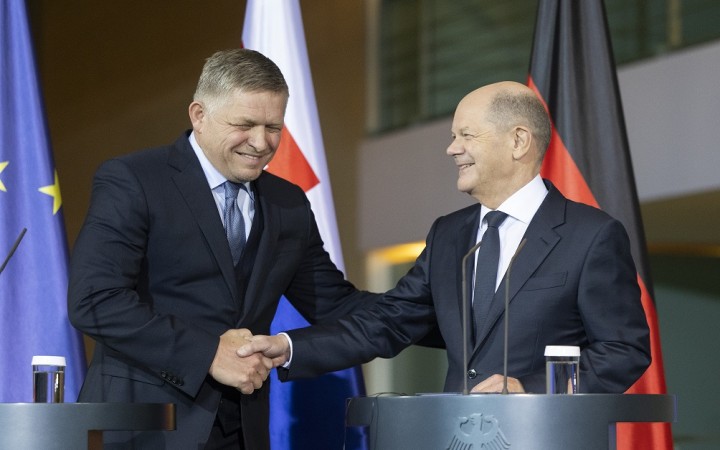 V Berlíne hovorili o podpore Ukrajiny aj o Slovákovi z Nočných vlkov
