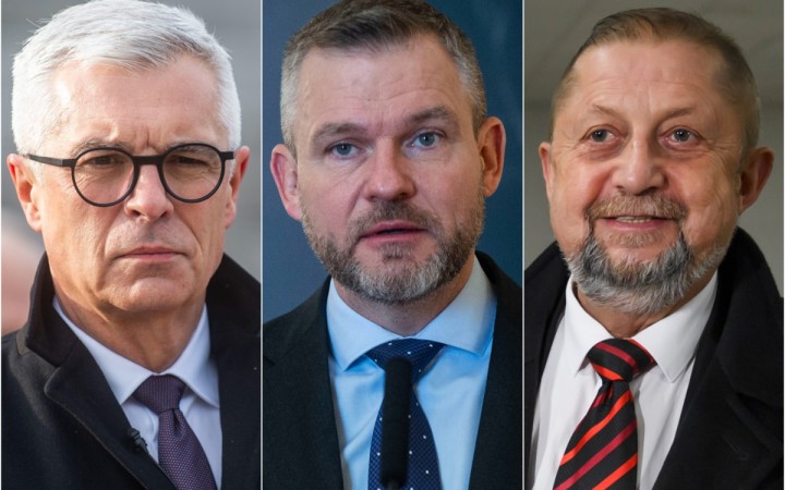 Pellegrini tesne vedie pred Korčokom, tretí je Harabin s 11 percentami