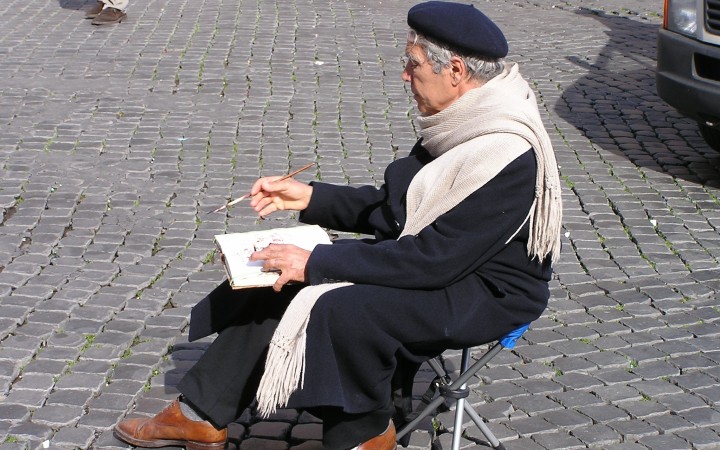Vyhodím plátno alebo človeka pred sebou?