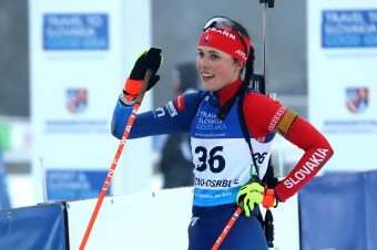 Slovenská biatlonistka Ema Kapustová získala striebornú medailu