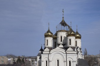 Ruský útok zasiahol pravoslávny chrám v meste Kosťantynivka na východe Ukrajiny
