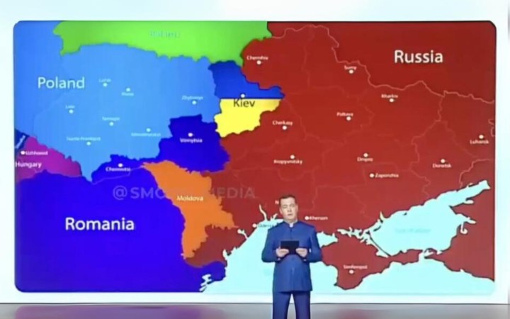 Ruský exprezident pridelil územie Putinovi aj Orbánovi. Počúvali ho aj Slováci