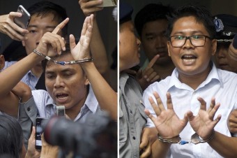 Mjanmarsko prepustilo dvoch novinárov agentúry Reuters