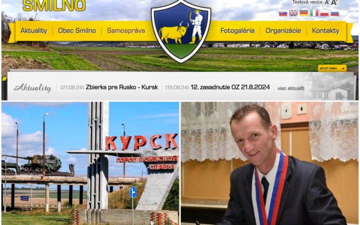 Východniarska obec Smilno zbiera peniaze pre Kursk. Chce konečné víťazstvo nad „banderizmom“