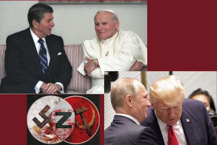 14. marec a ríša zla, Trump verzus Reagan