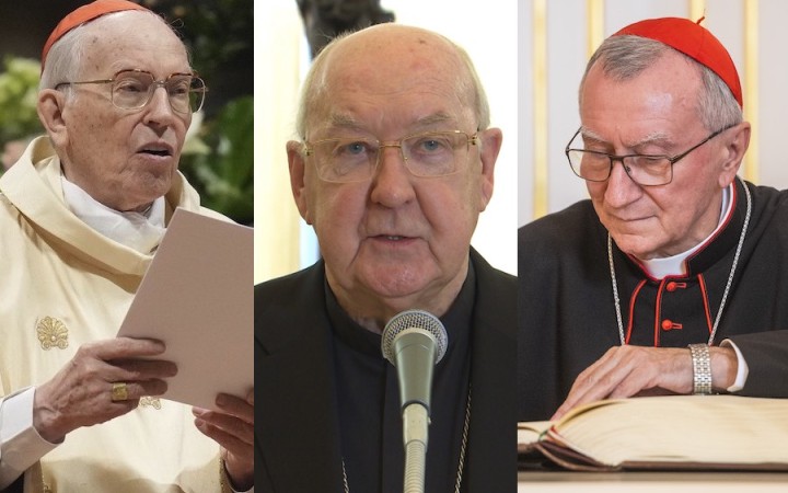 Kto sú kardináli Re, Farrell a Parolin a prečo sú dôležití
