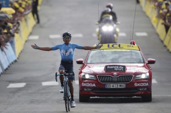 Prvú alpskú etapu vyhral Quintana, Alaphilippe si udržal žltý dres