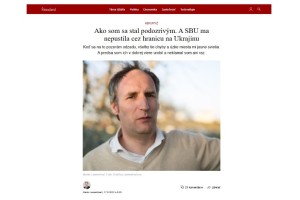 Spisovateľ a novinár Leidenfrost píše o ukrajinskej okupácii na Kryme
