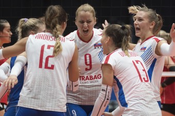 Volejbal: Slovenky zdolali aj Švajčiarky 3:0 a sú na čele skupiny 