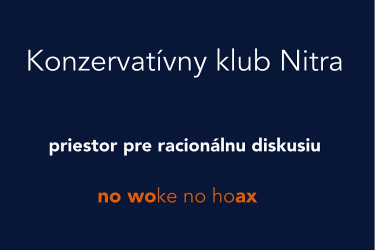 Konzervatívny klub Nitra - harmonogram stretnutí