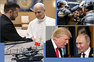 Vojna a mier, pápež a Trump, Ukrajina a Venezuela