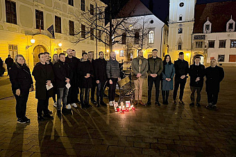 V Bratislave si v pondelok pietnou spomienkou uctili Quentina Deranqua