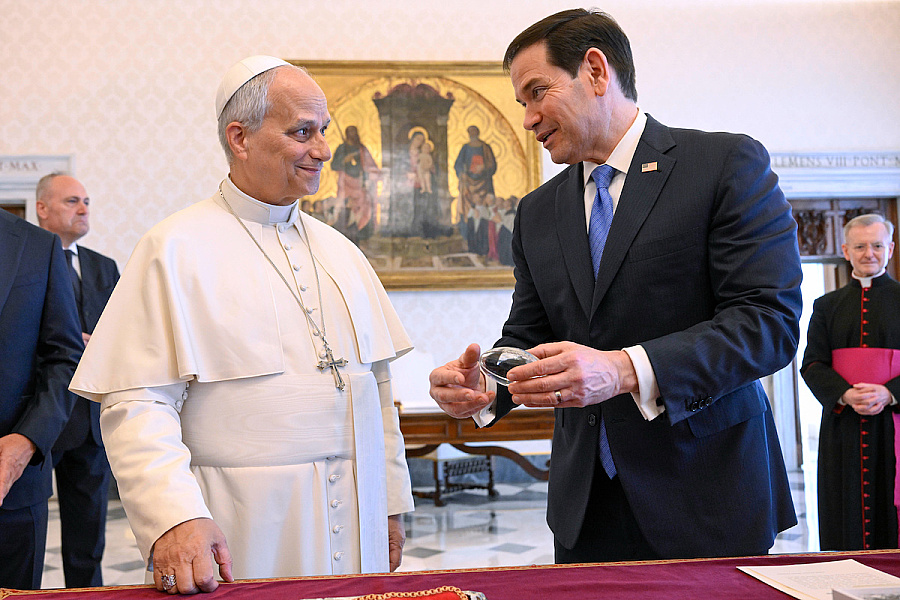 Lev XIV. prijal šéfa americkej diplomacie, cieľom návštevy je upokojiť napäté vzťahy