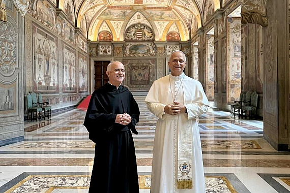 Prior slovenskej komunity augustiniánov Pavol Benedik sa stretol s pápežom Levom XIV.