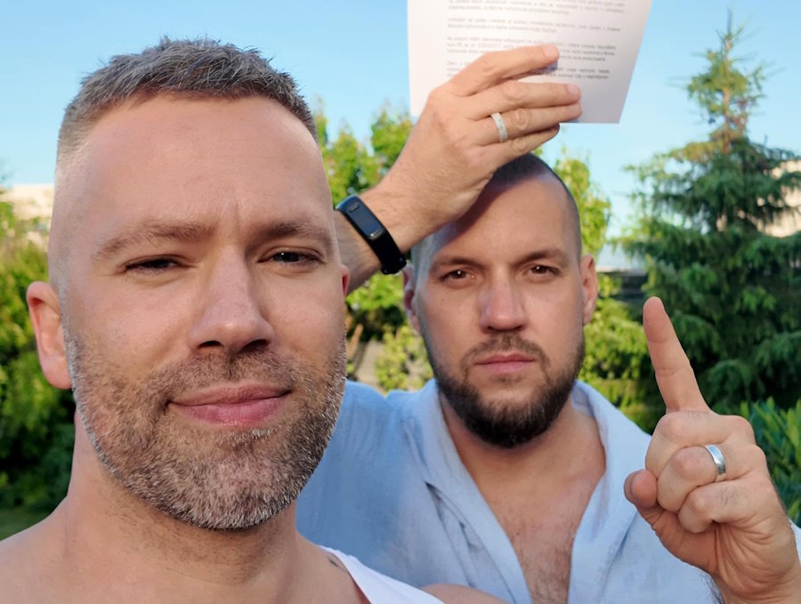 Poslanec PS Michal Sabo s partnerom zvažujú žalobu na Slovenskú republiku týkajúcu sa ich homosexuálneho manželstva