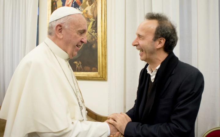 Roberto Benigni predstavil pápežovu knihu (+video)