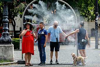 Na Slovensku namerali vyše 39 °C, rekord však nepadol, iba pre Bratislavu. V pondelok môže byť ešte teplejšie