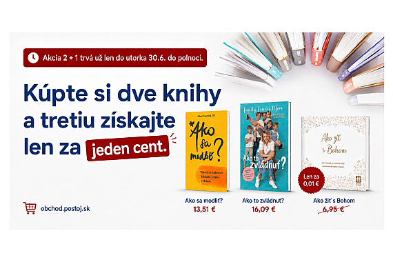 OPLATÍ SA BYŤ RÝCHLY: KNIHY ZA JEDEN CENT MÔŽETE ZÍSKAŤ UŽ LEN 2 DNI