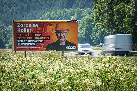 Zoroslav Kollár spustil bilbordovú kampaň, voči ktorej sa už ohradila spoločnosť Kofola