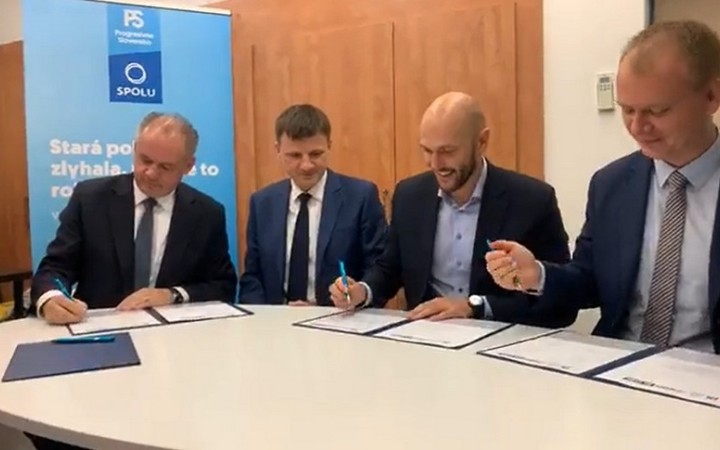 Strana Za ľudí sa pridala k dohode PS-Spolu a KDH o neútočení, záujem má aj SaS