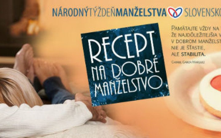 Dnes na Slovensku štartuje šiesty Národný týždeň manželstva