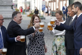 Pompeo na návšteve v Plzni