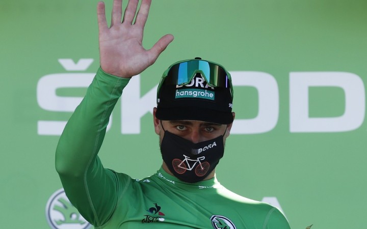 Sagan obsadil v tretej etape 5. miesto a získal zelený dres