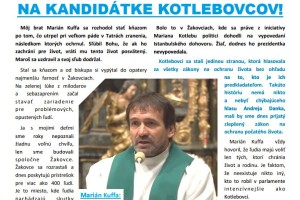 Pozdrav pre otca Kuffu do Žakoviec