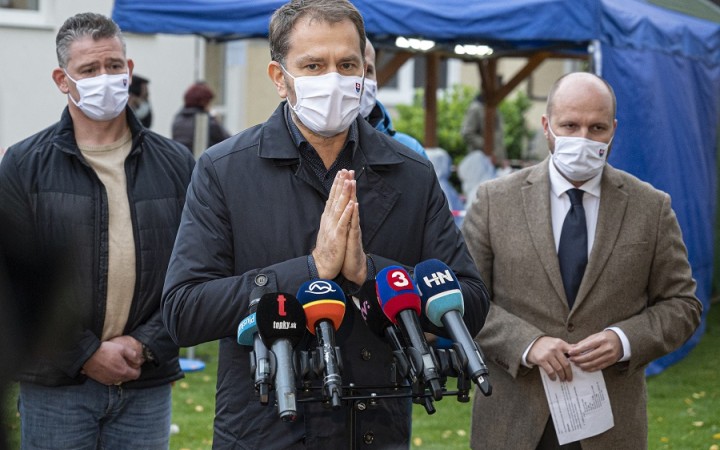 Premiér Igor Matovič naďalej počíta s konaním druhého kola celoplošného testovan