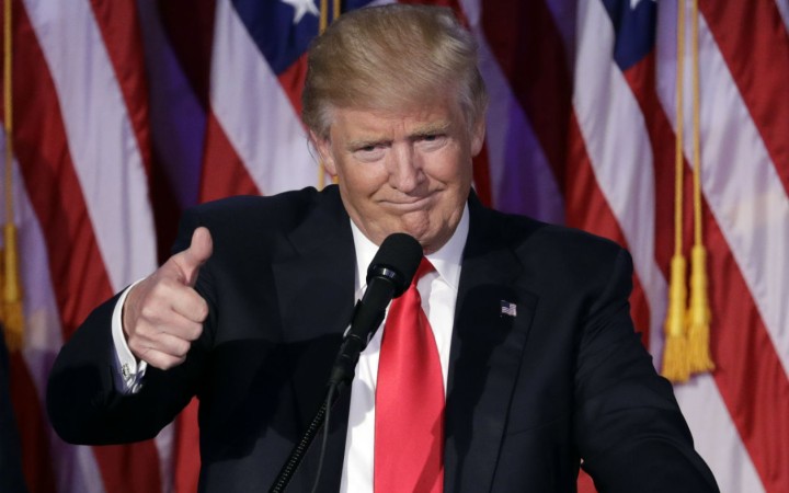 Trumpa zvolili za prezidenta (americké voľby naživo)